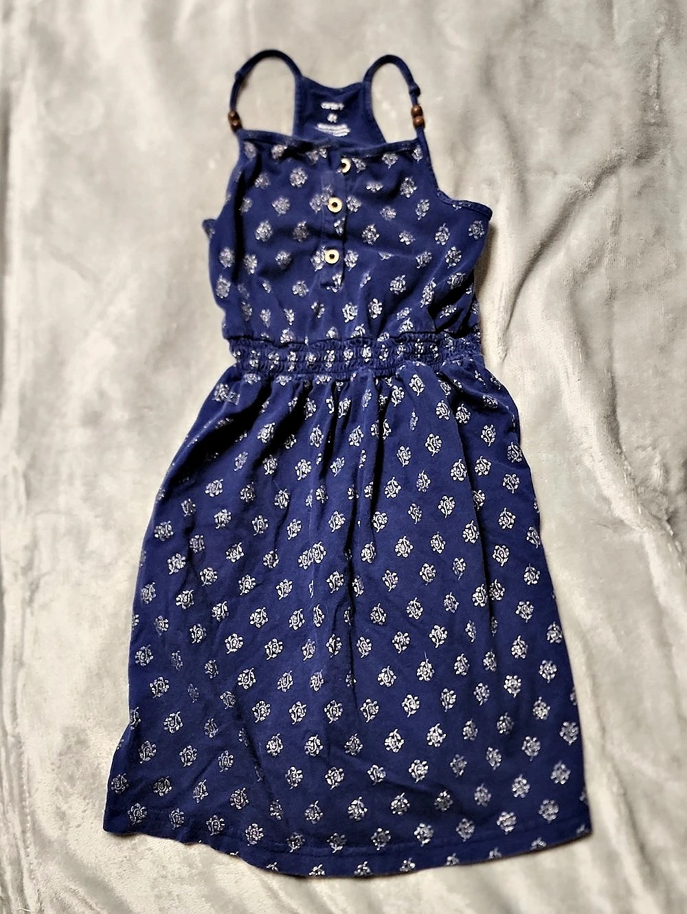 Carter's Floral Casual Dress in Blue Size 4T